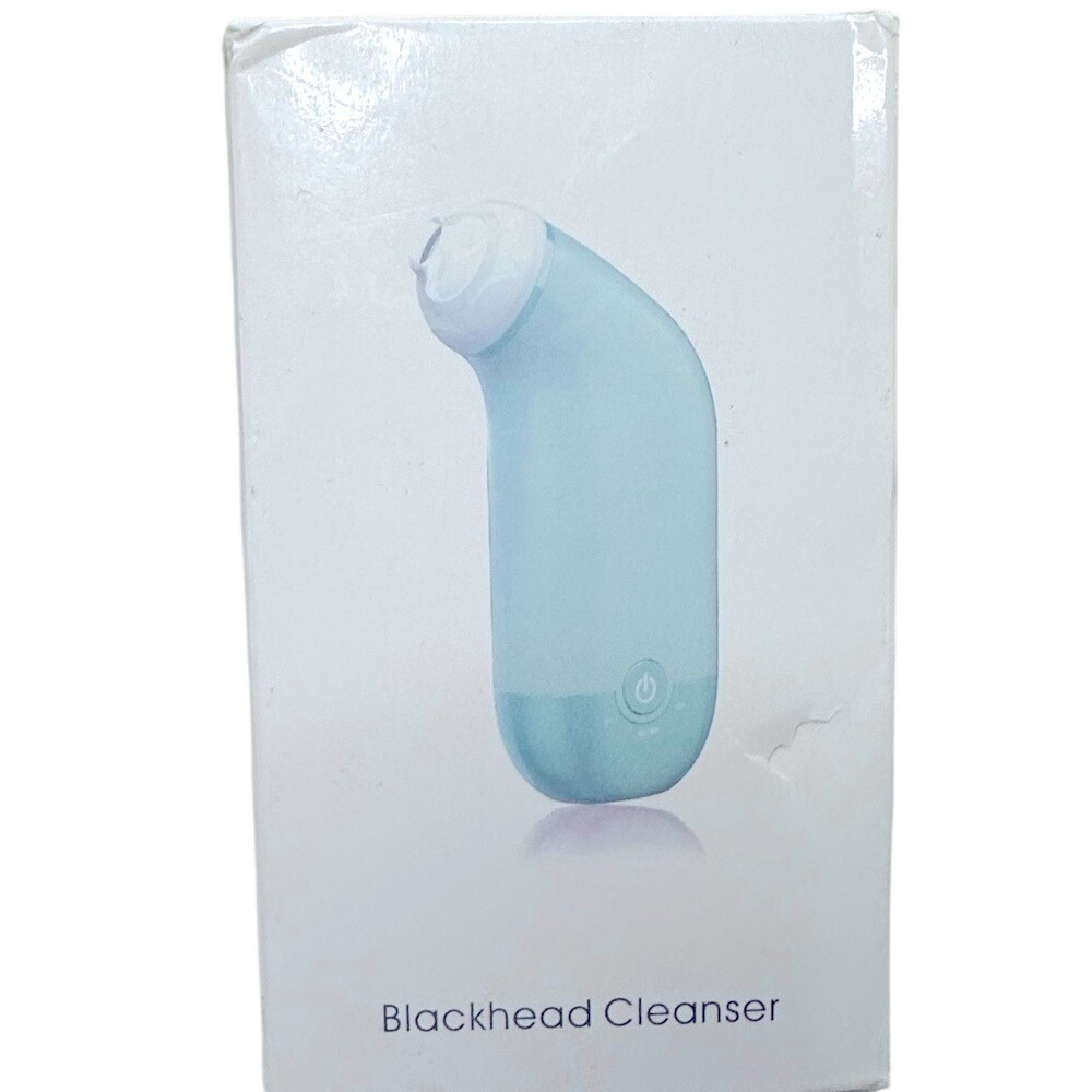 Electric Blackhead Remover Pore Vacuum Cleanser USB Rechargeable Blue New